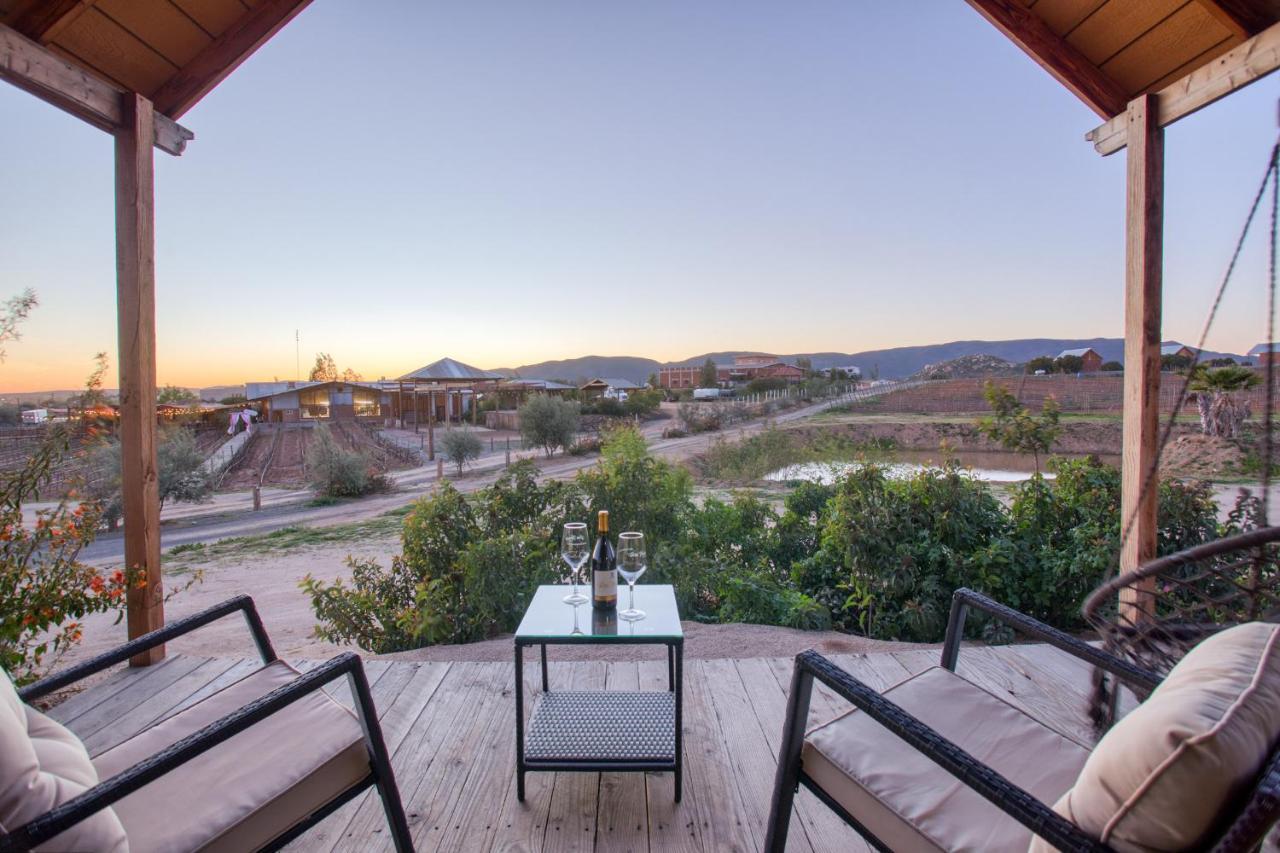 Don Tomas Vinedo Cabanas Valle de Guadalupe Exterior foto